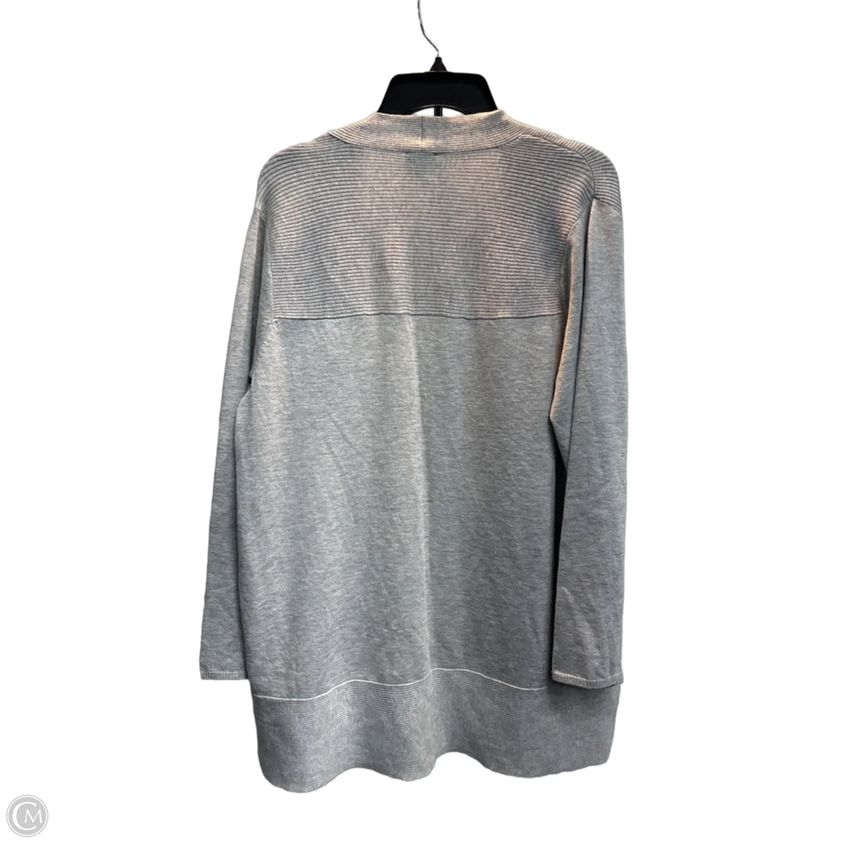 Cardigan By Chicos In Grey, Size: Lp