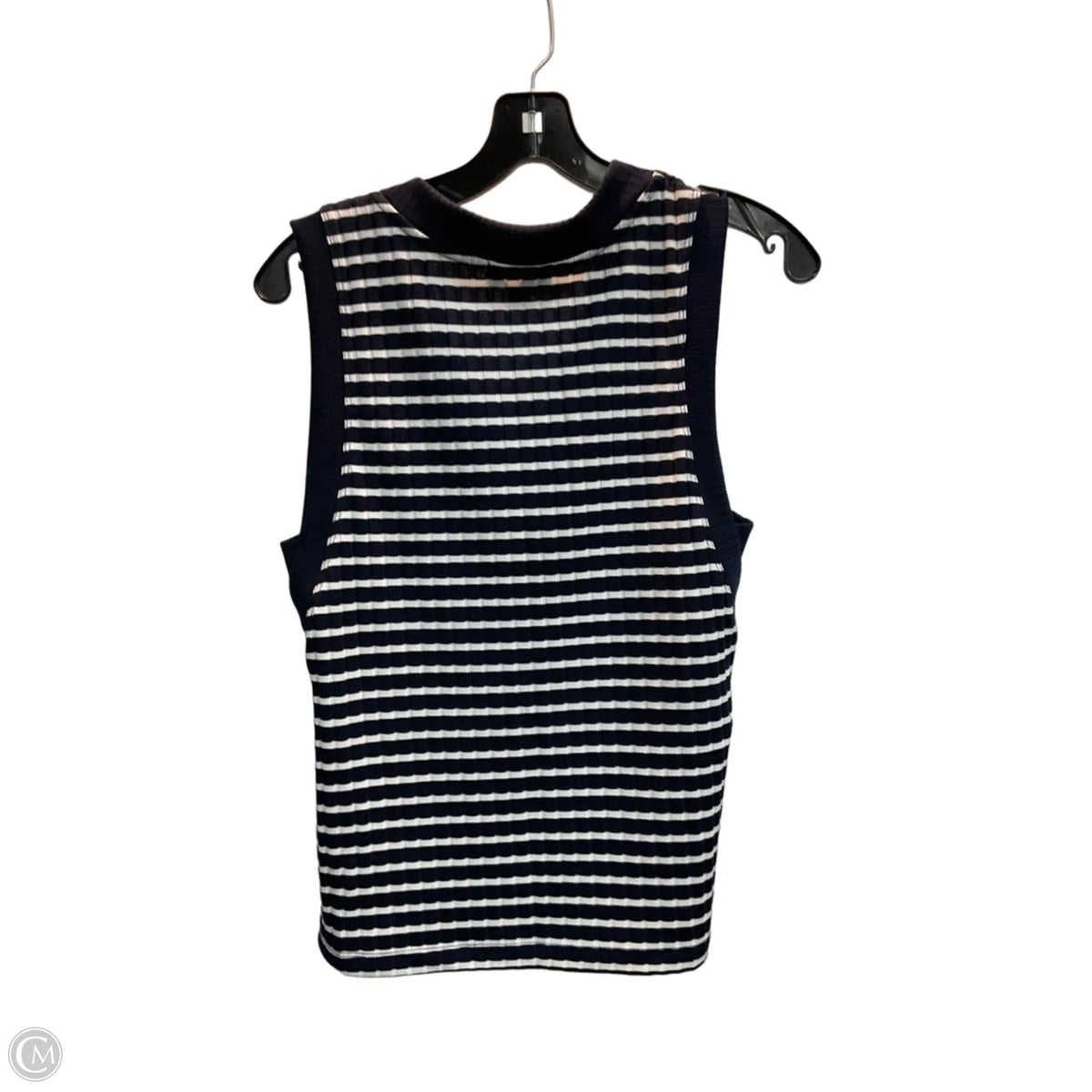 Top Sleeveless By Evereve In Striped Pattern, Size: S