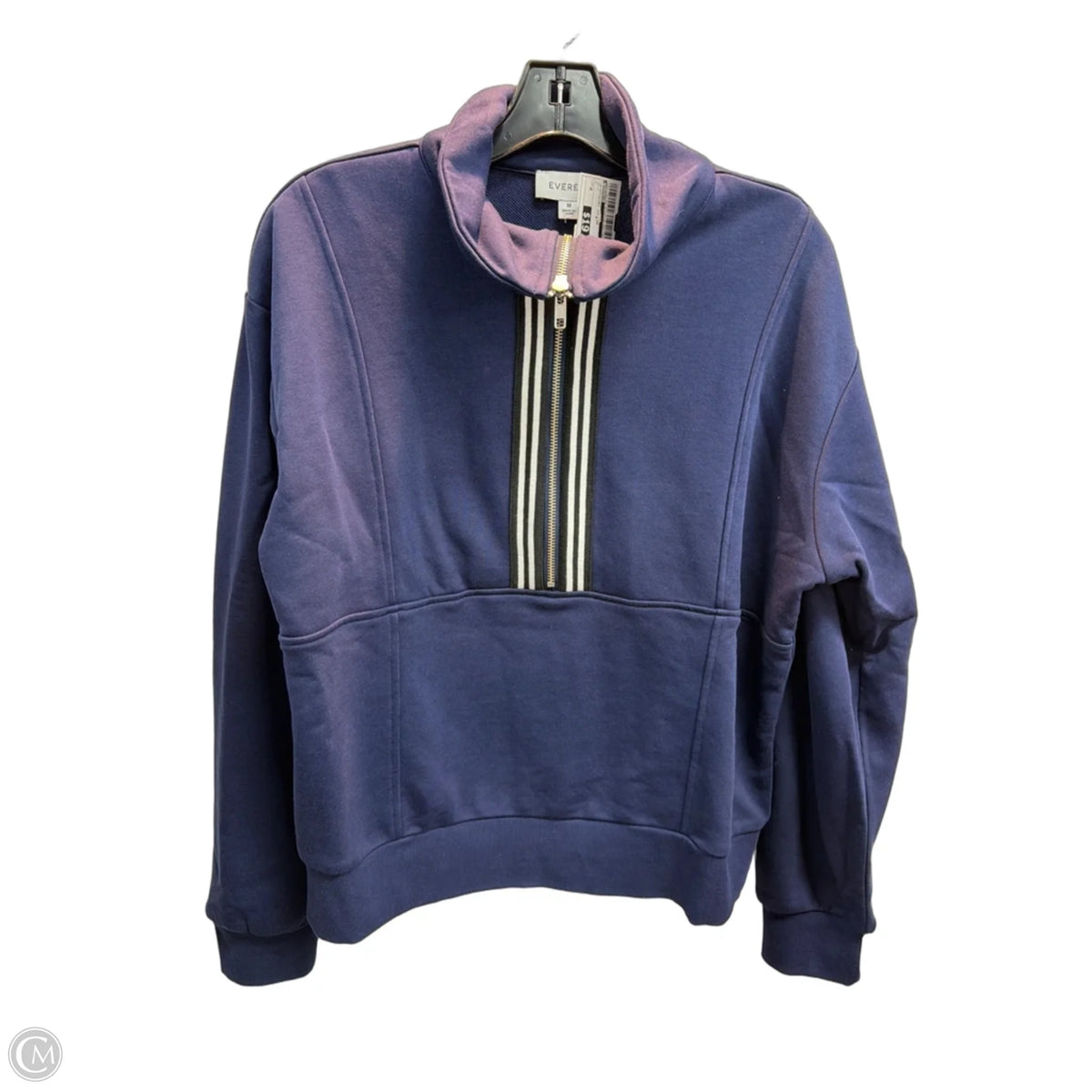 Sweatshirt Collar By Evereve In Navy, Size: M