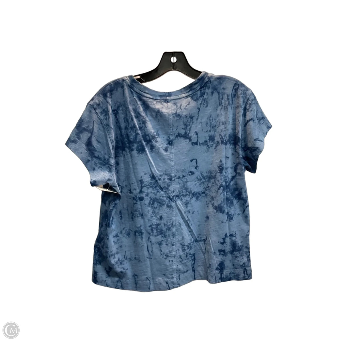 Top Short Sleeve Basic By Pilcro In Blue, Size: M
