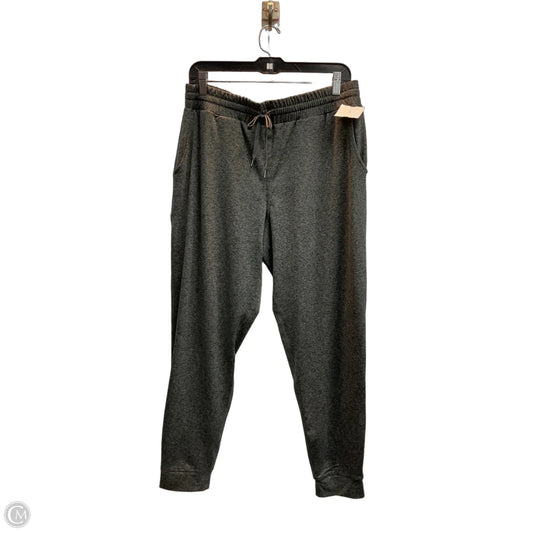 Athletic Pants By Quince In Grey, Size: L