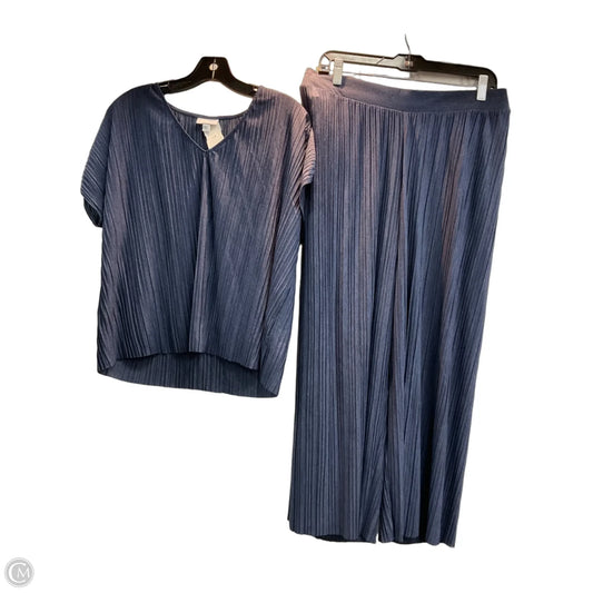 Lounge Set Pants By Pure Jill In Blue, Size: S