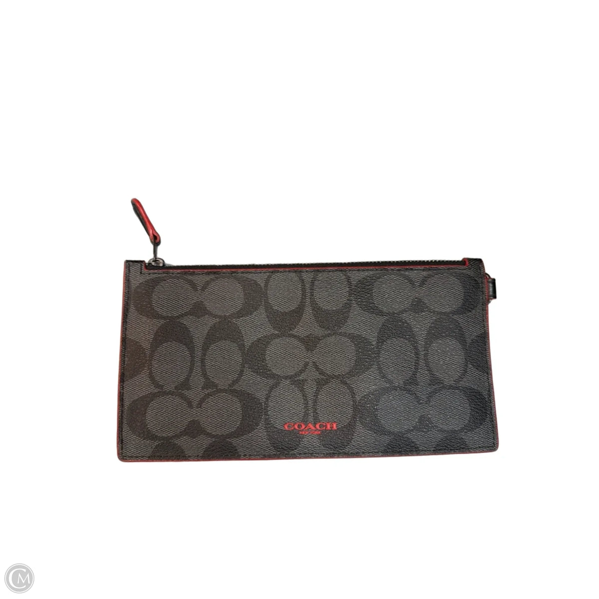 Coin Purse Designer By Coach, Size: Large