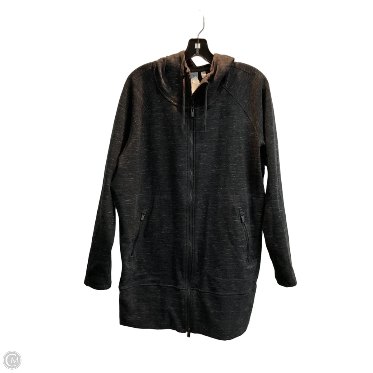 Athletic Jacket By Athleta In Black, Size: M