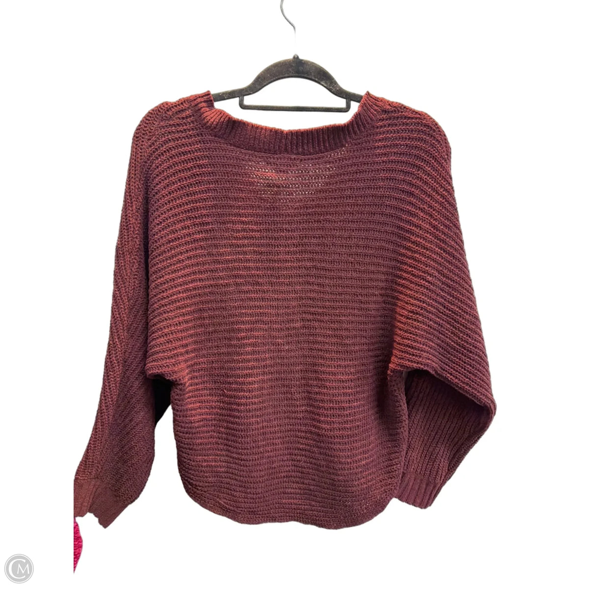 Sweater By American Eagle In Maroon, Size: M