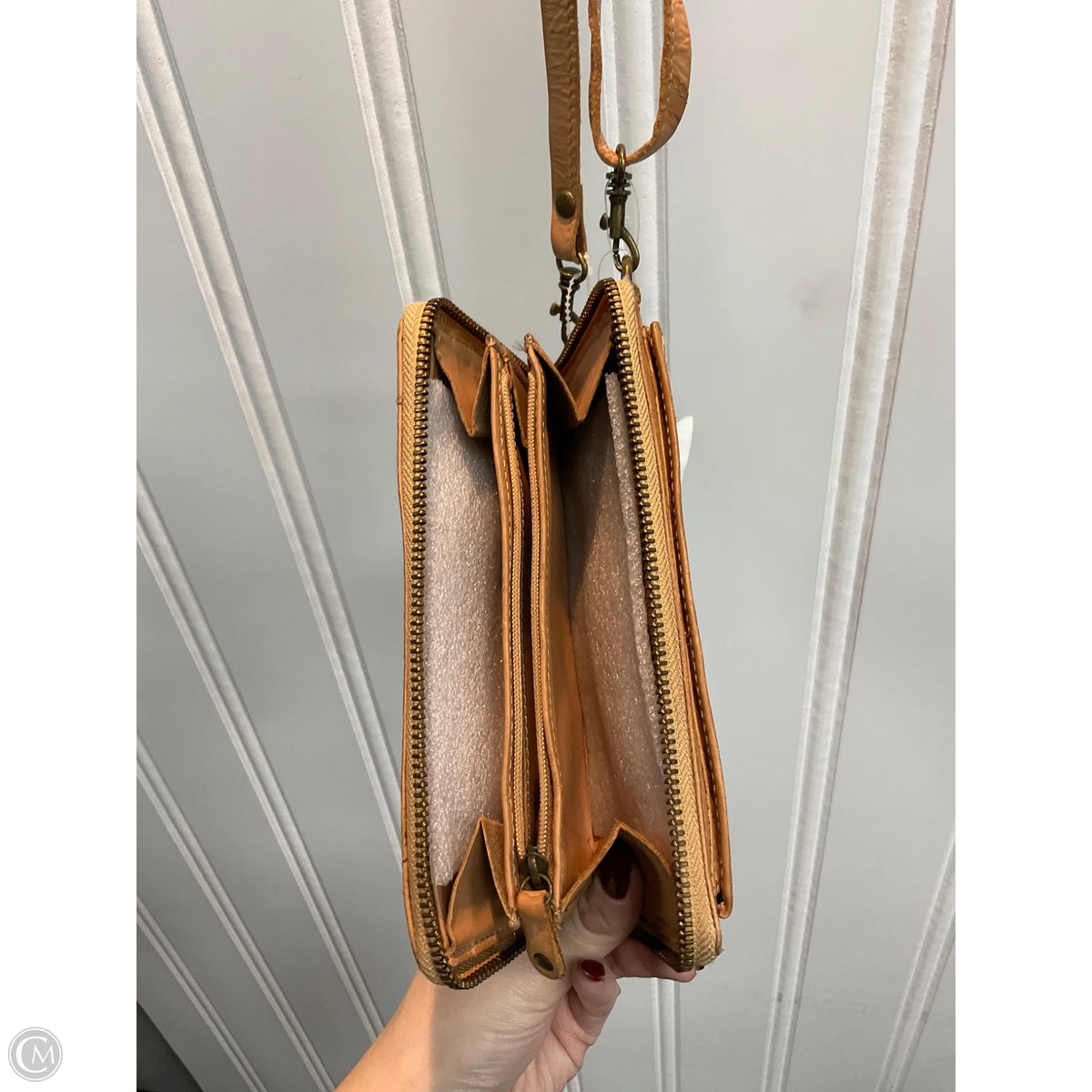 Crossbody Leather By Cmb, Size: Small
