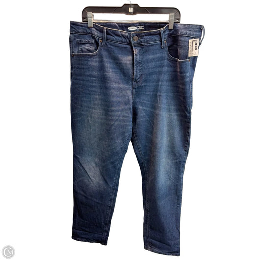 Jeans Straight By Old Navy In Blue, Size: 18