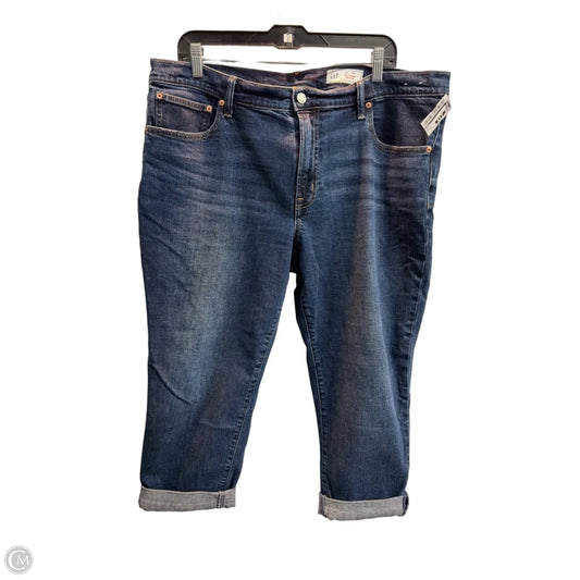 Jeans Straight By Gap In Blue, Size: 16