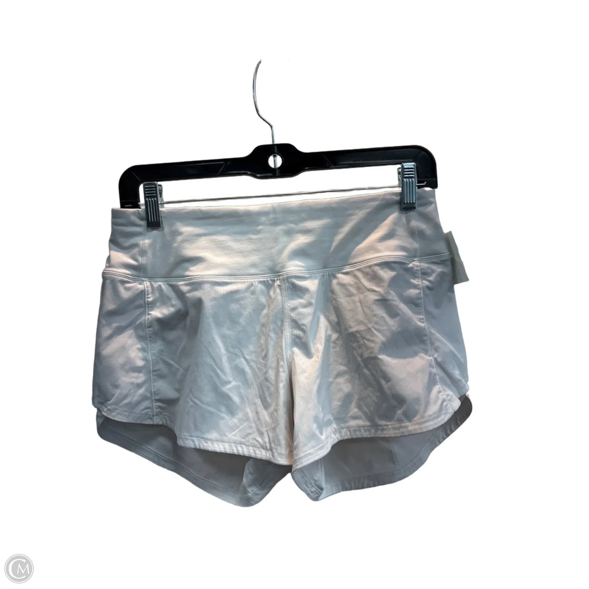 Athletic Shorts By Lululemon In White, Size: S