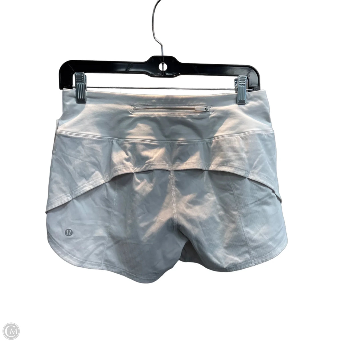 Athletic Shorts By Lululemon In White, Size: S