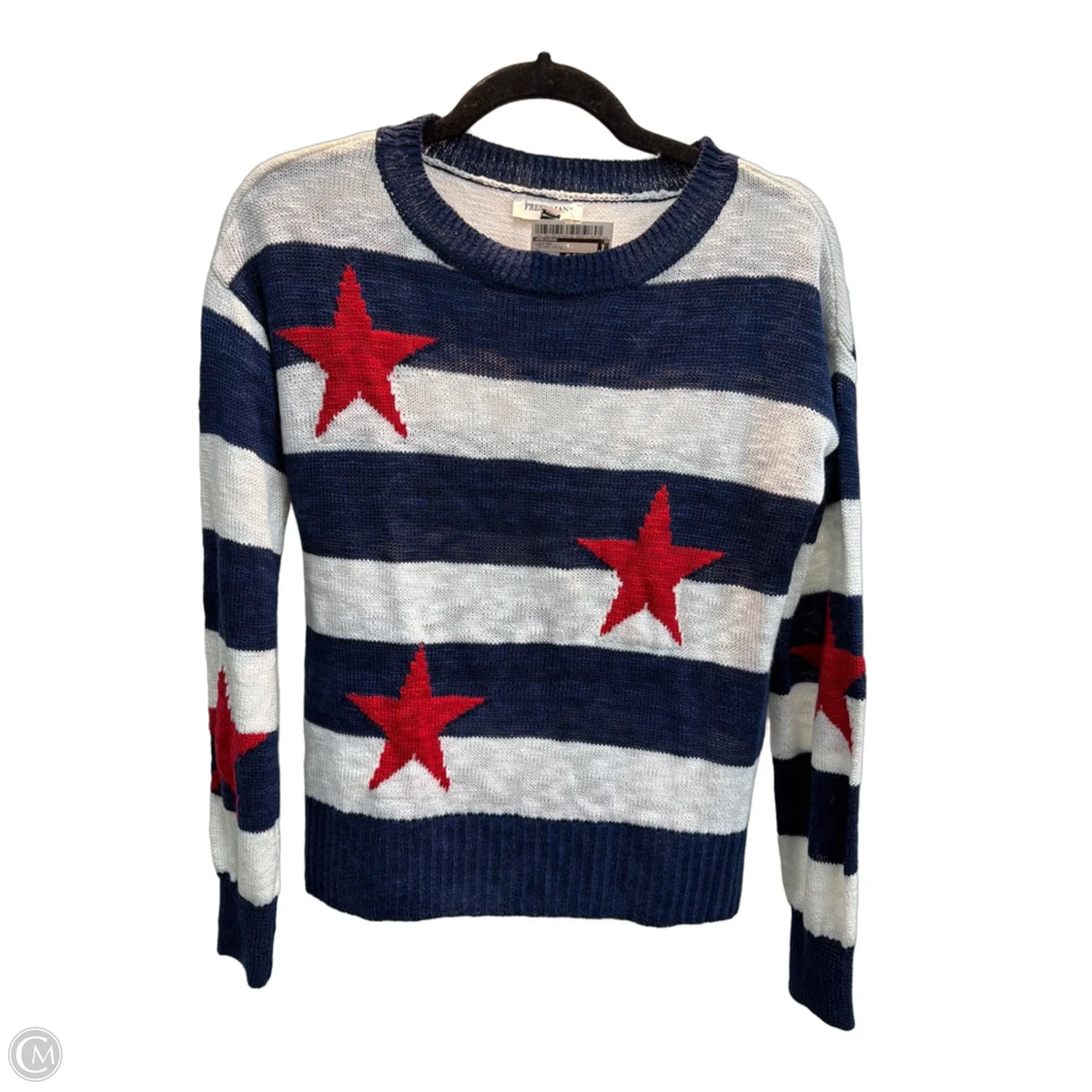 Sweater By Freshman In Striped Pattern, Size: Xs