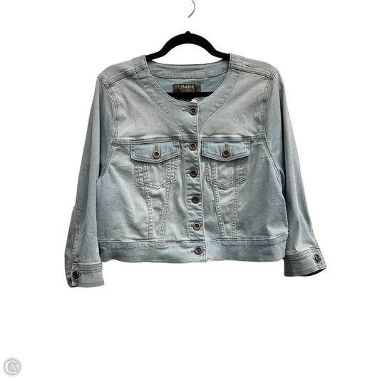 Jacket Denim By Torrid In Blue, Size: 2x