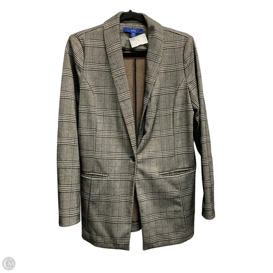 Blazer By Apt 9 In Plaid Pattern, Size: M