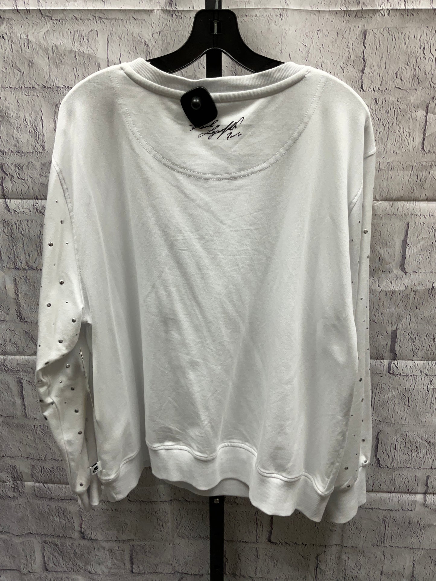 Top Long Sleeve Designer By Karl Lagerfeld  Size: Xl