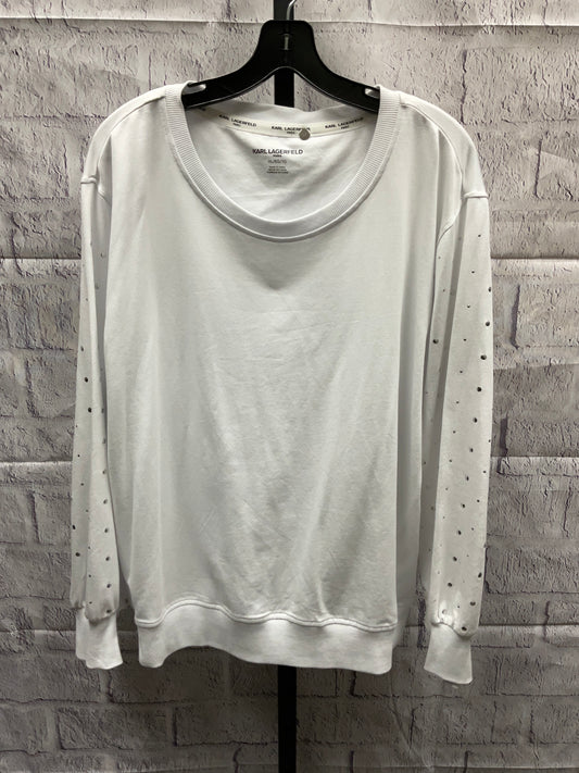Top Long Sleeve Designer By Karl Lagerfeld  Size: Xl