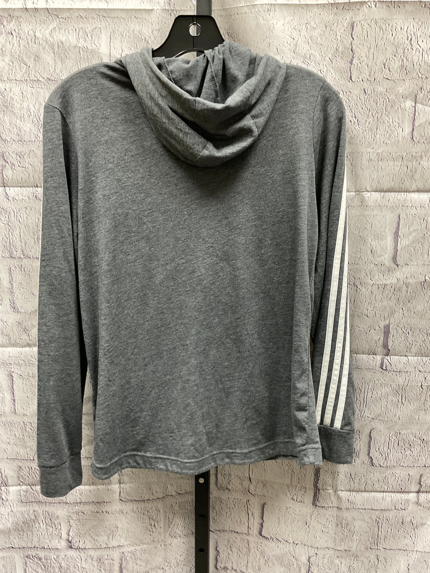 Athletic Top Long Sleeve Hoodie By Adidas  Size: S