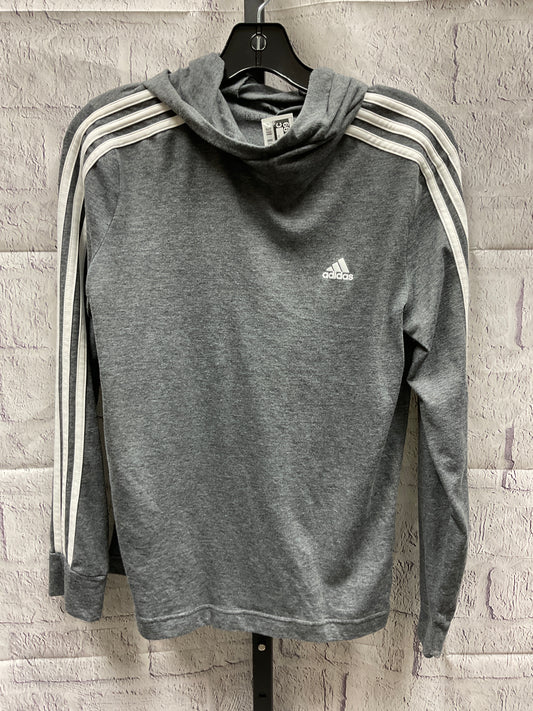 Athletic Top Long Sleeve Hoodie By Adidas  Size: S