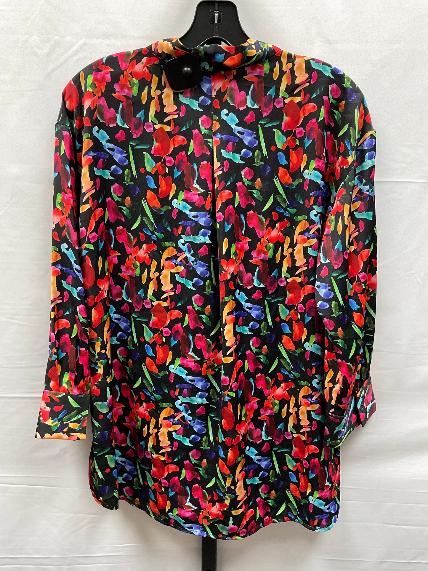 Multi-colored Top Long Sleeve Clothes Mentor, Size L