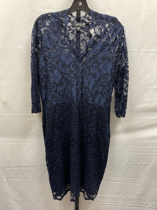 Navy Dress Casual Midi Karen Kane, Size L