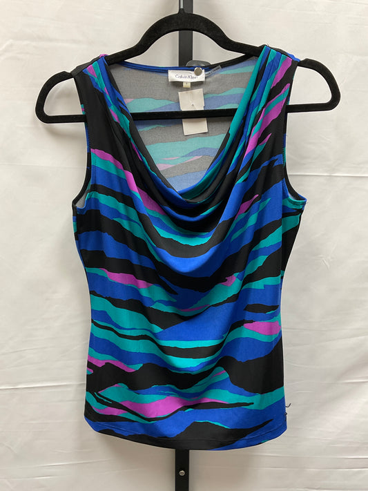 Multi-colored Top Sleeveless Calvin Klein, Size S