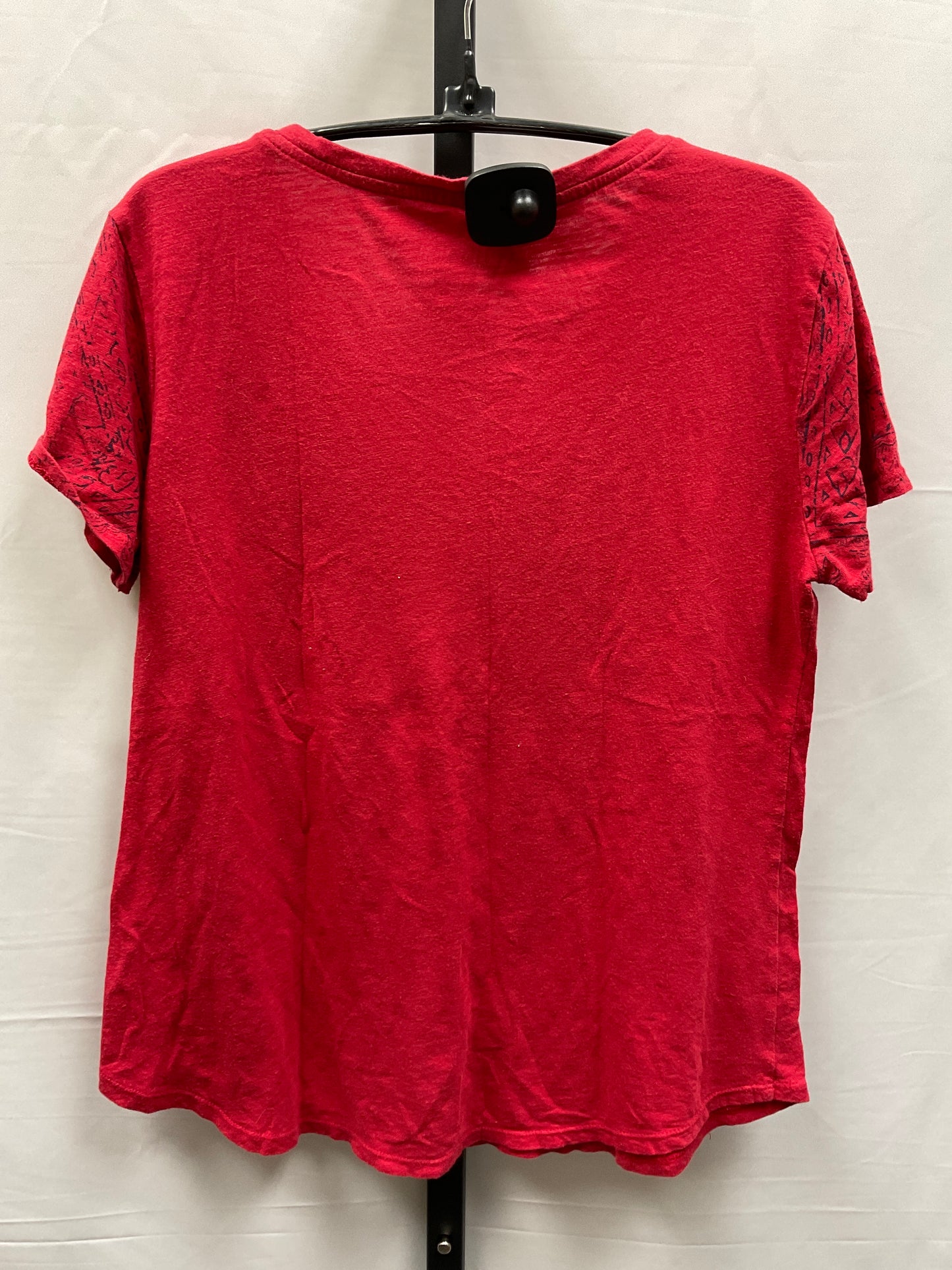 Blue & Red Top Short Sleeve Style And Company, Size S