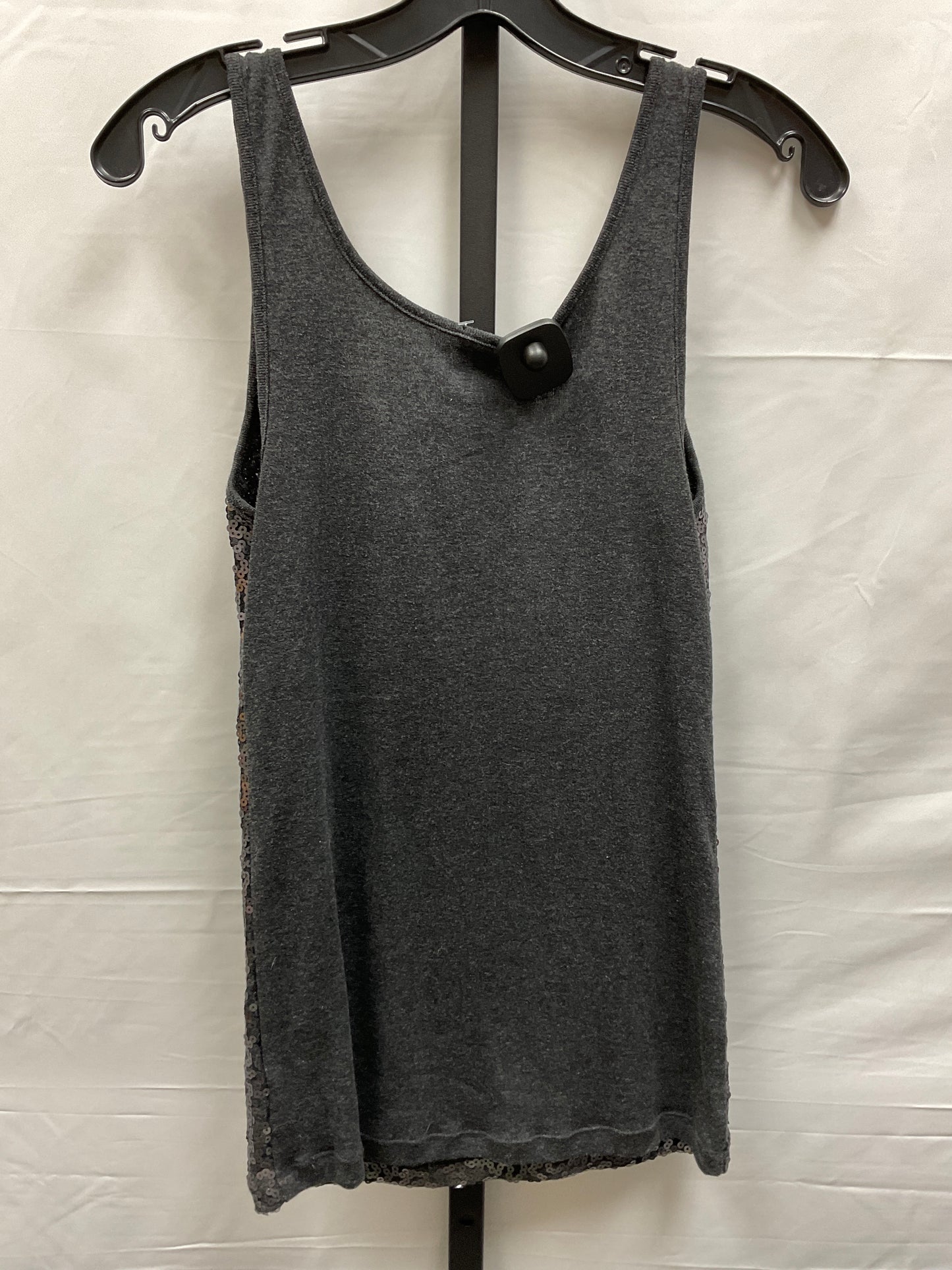 Black & Silver Top Sleeveless Old Navy, Size M