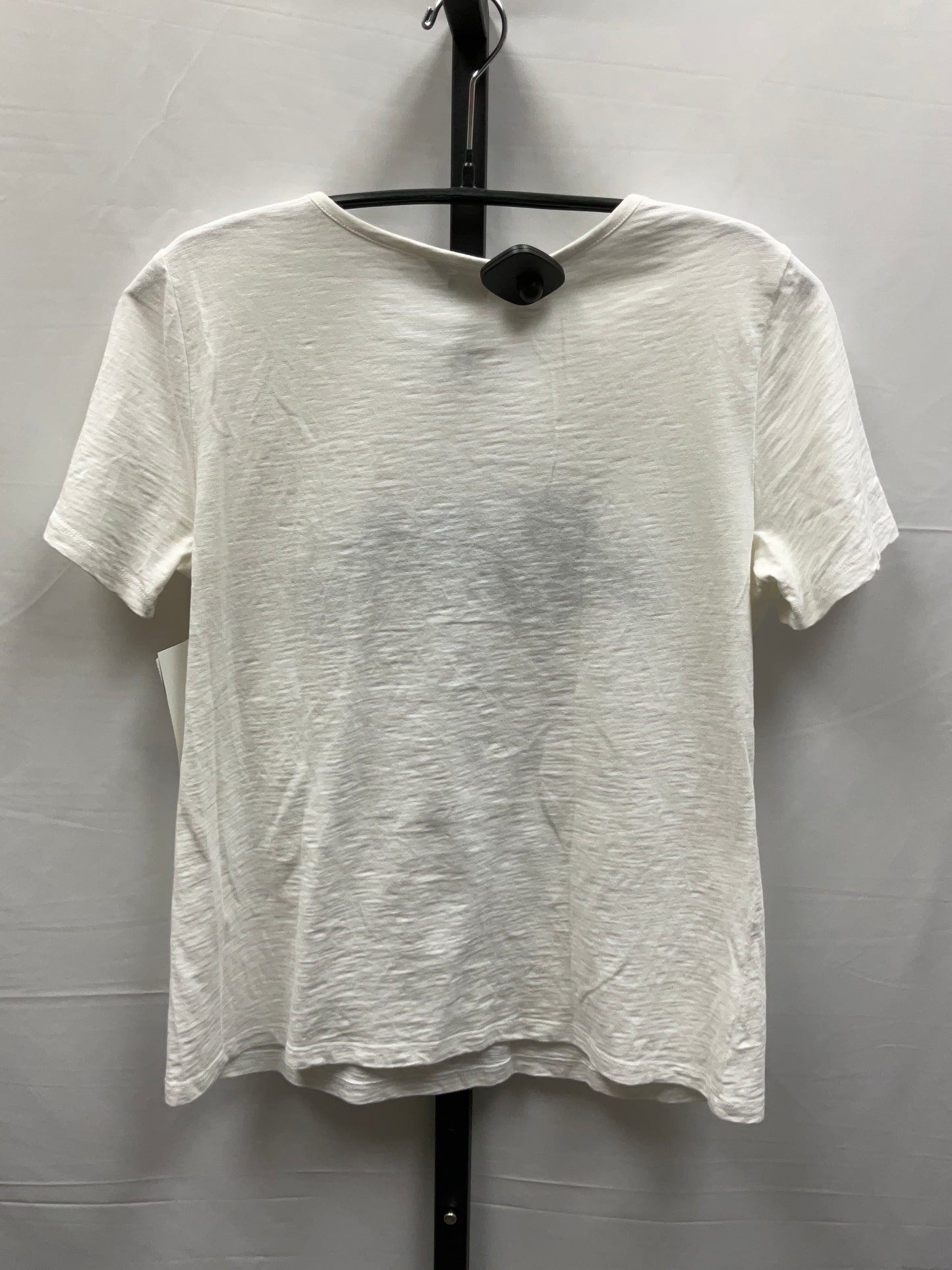 White Top Short Sleeve Christopher And Banks, Size Petite   S