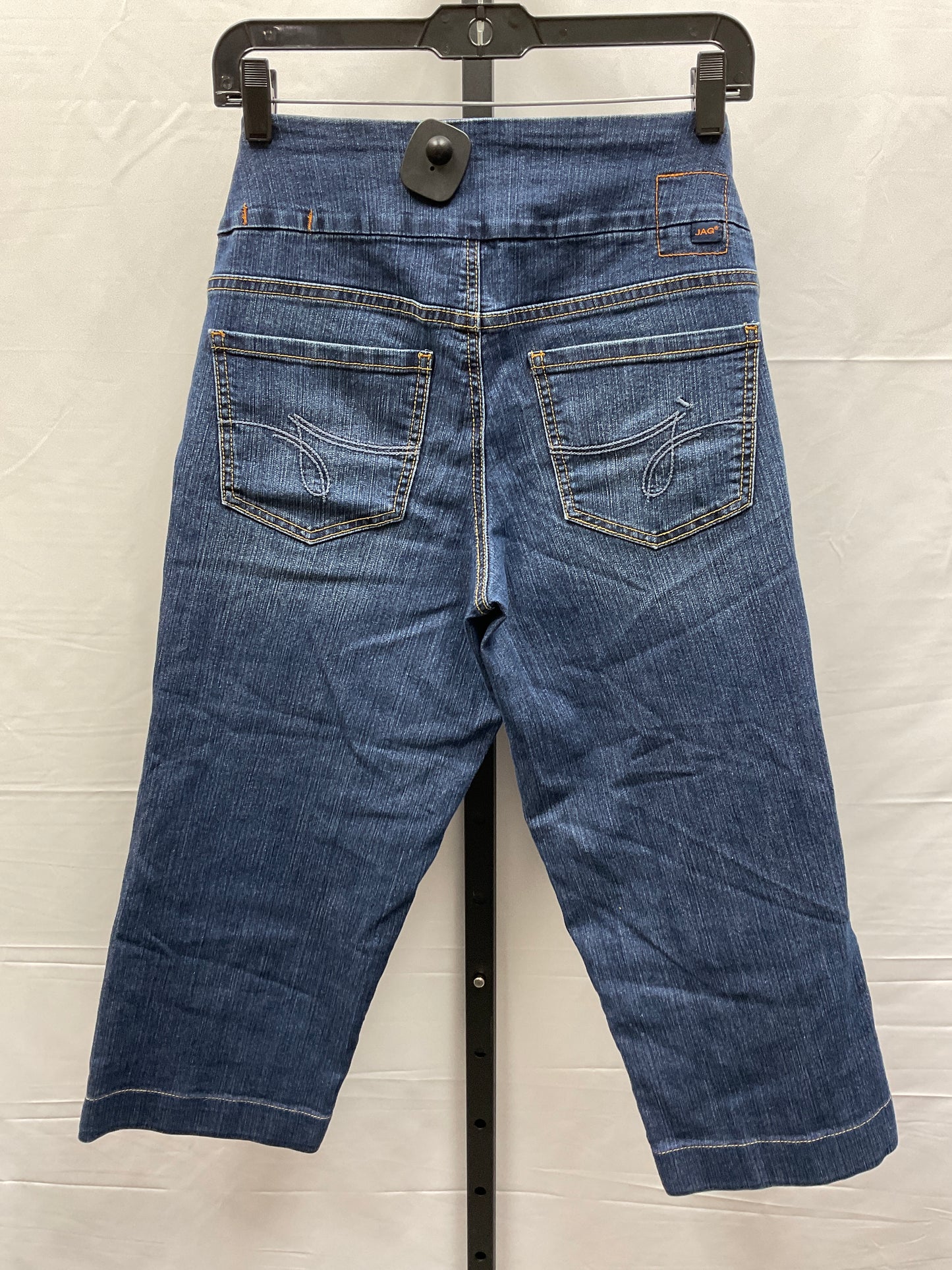 Blue Denim Capris Jag, Size 8