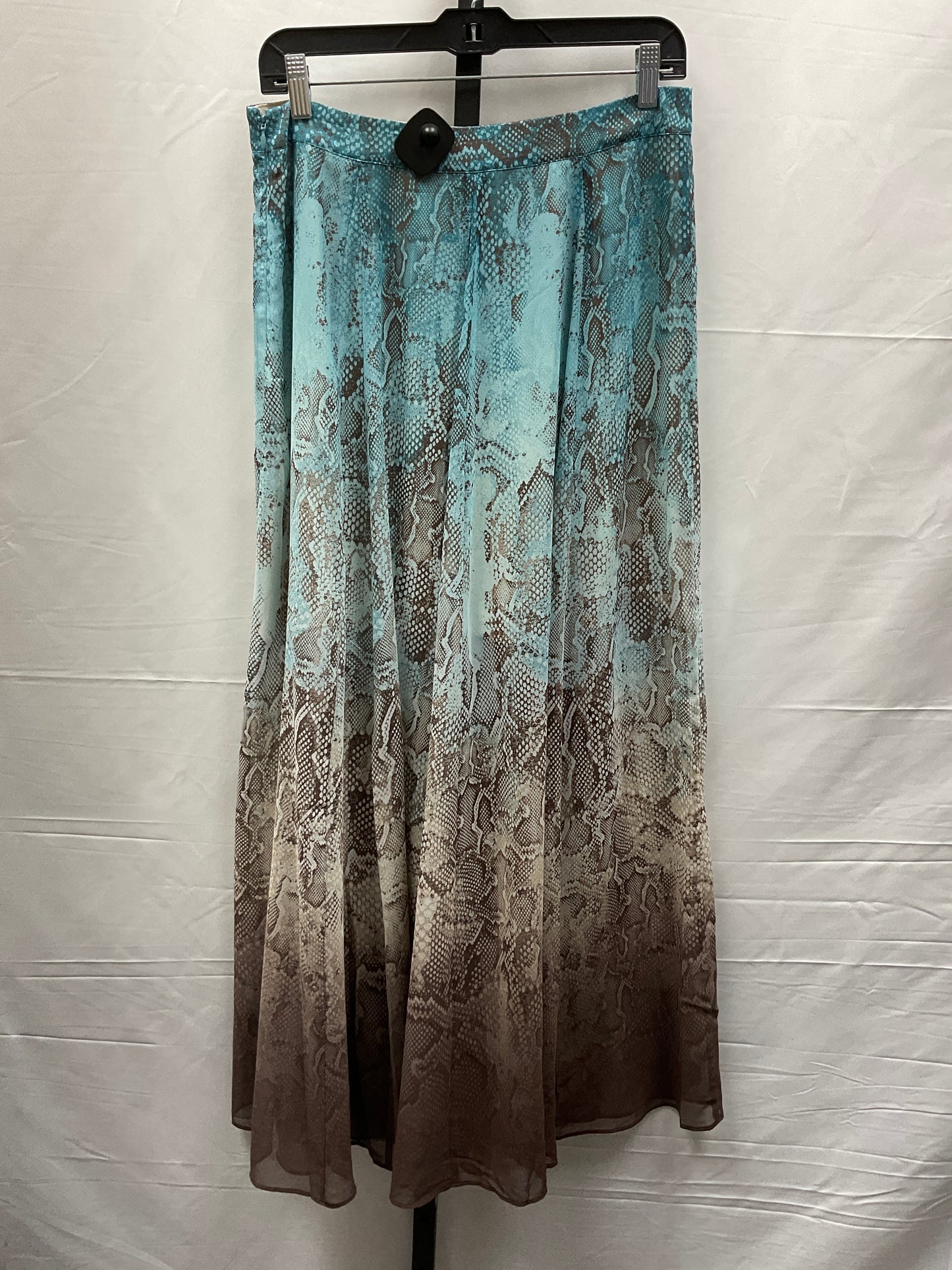 Snakeskin Print Skirt Maxi White House Black Market, Size 8