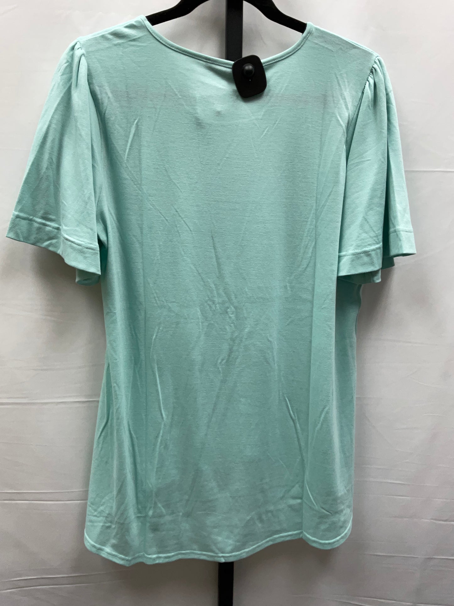 Top Short Sleeve By Diane Gilman In Blue, Size: M