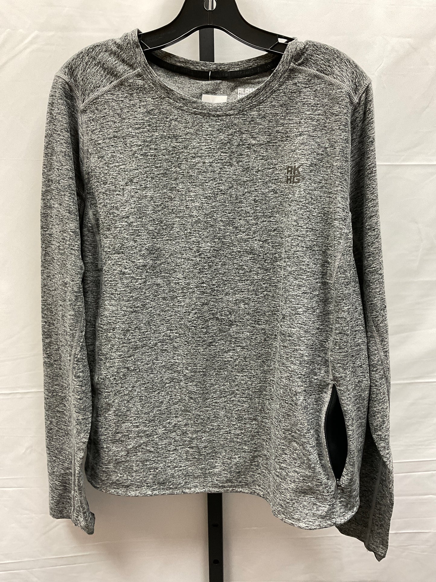 Grey Athletic Top Long Sleeve Crewneck Duluth Trading, Size Xl