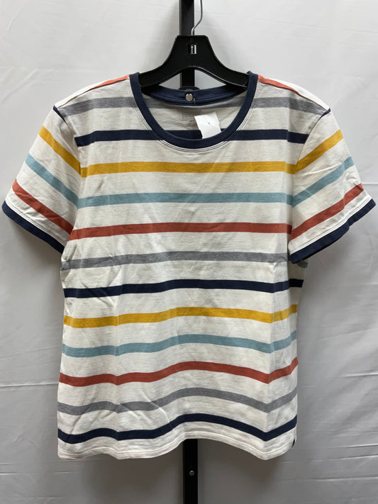 Striped Pattern Top Short Sleeve Pendleton, Size Xl