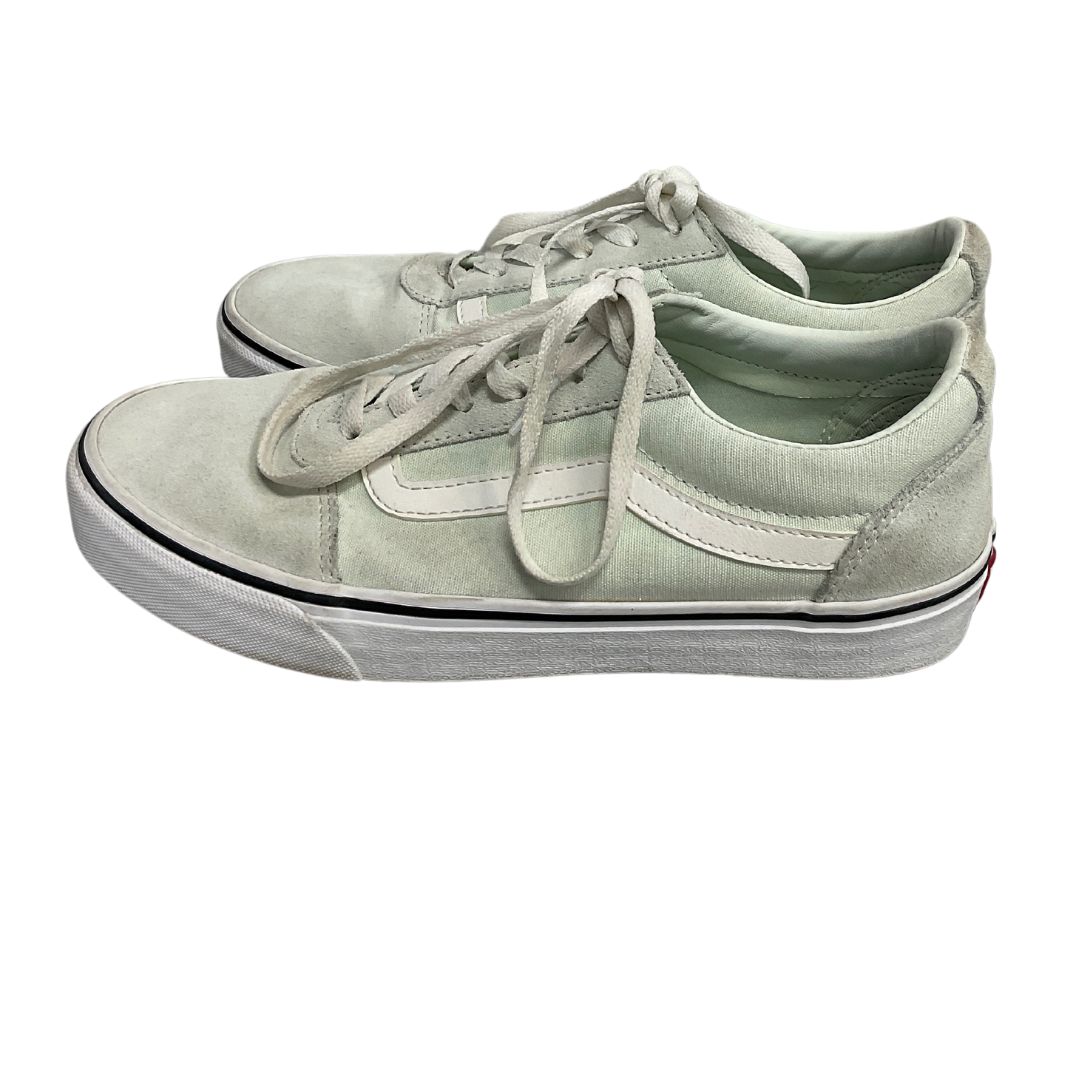 Shoes Sneakers By Vans In Green, Size: 10