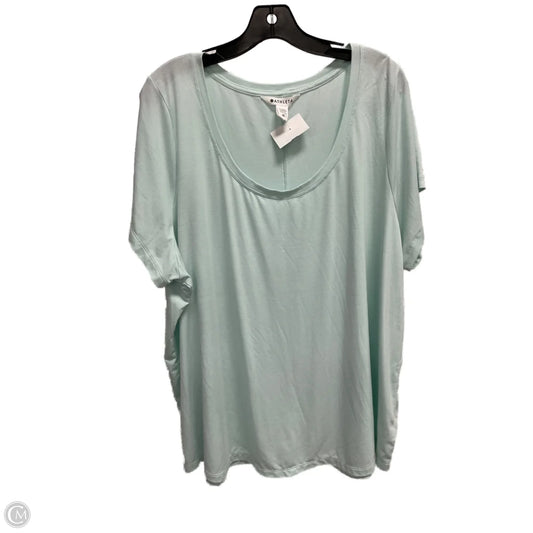 Top Short Sleeve Basic By Athleta In Blue, Size: 2x