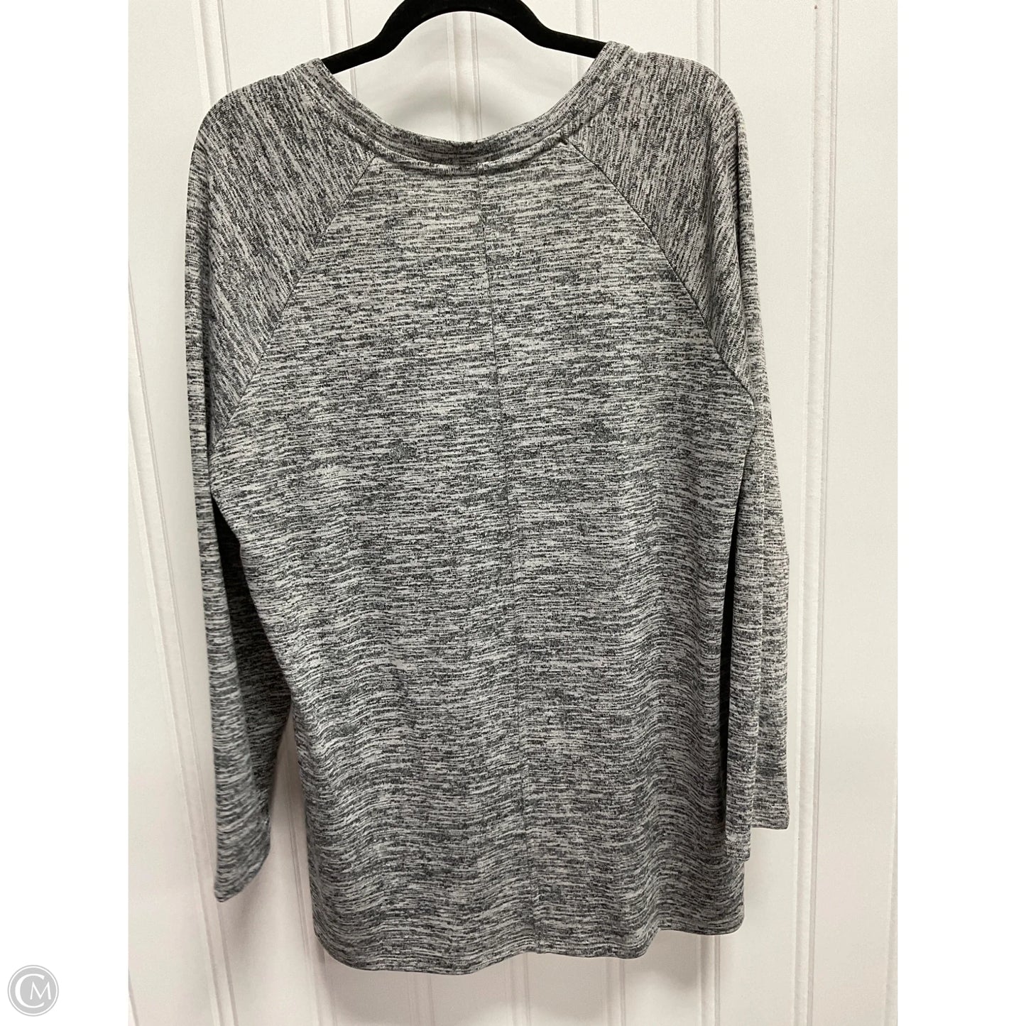 Top Long Sleeve By Banana Republic In Grey, Size: Xl