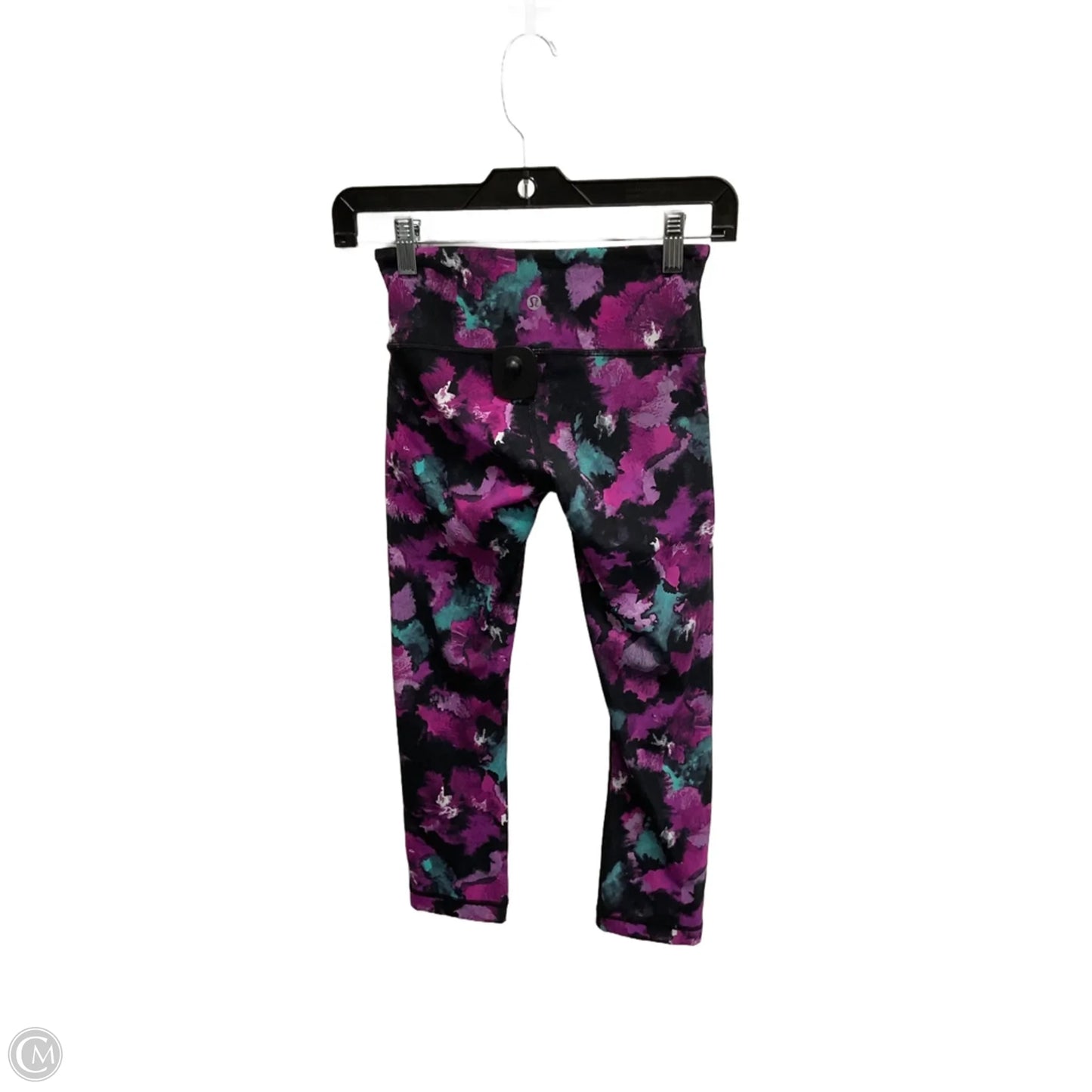 Athletic Leggings Capris By Lululemon In Blue & Purple, Size: 2