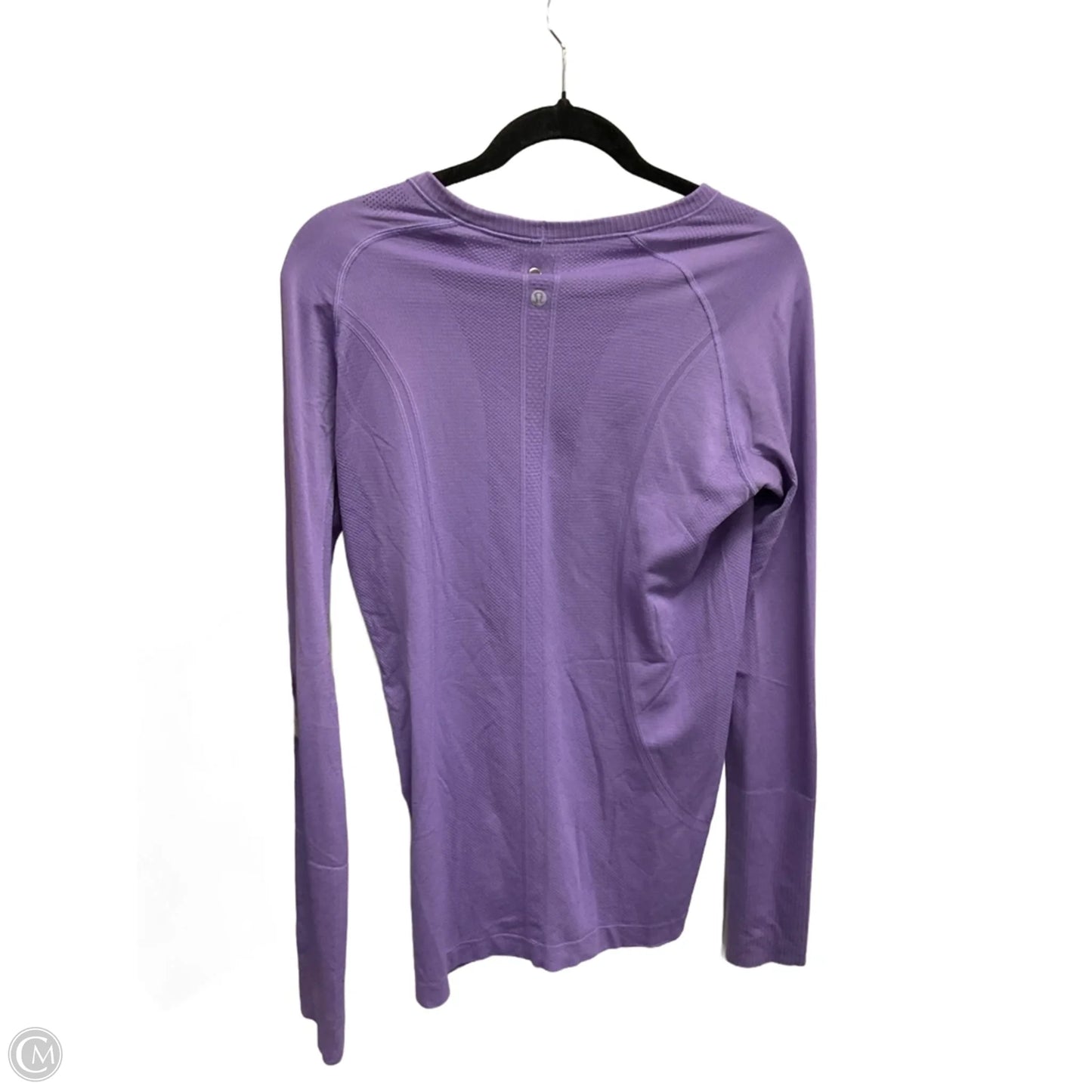 Athletic Top Long Sleeve Crewneck By Lululemon In Purple, Size: 12