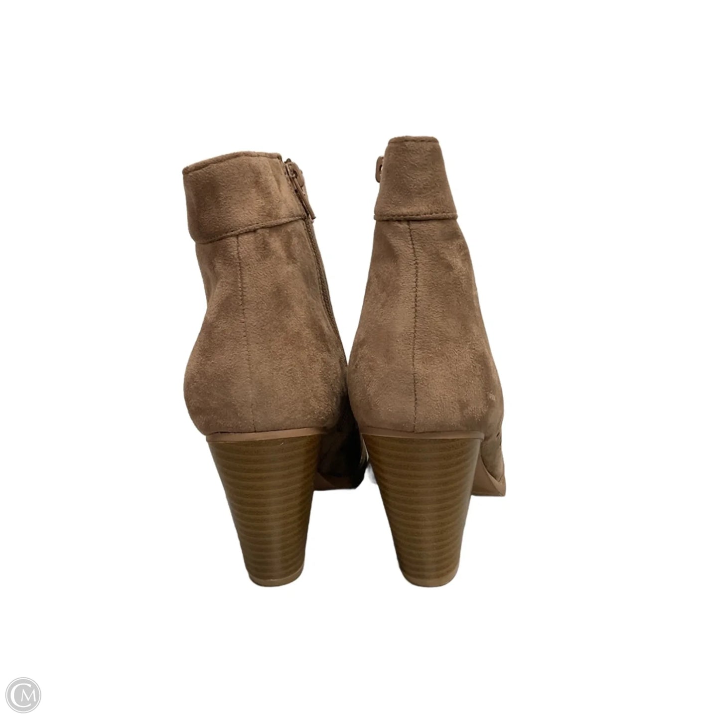 Boots Ankle Heels By Soho Apparel In Tan, Size: 9