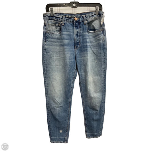 Jeans Boyfriend By American Eagle In Blue Denim, Size: 6