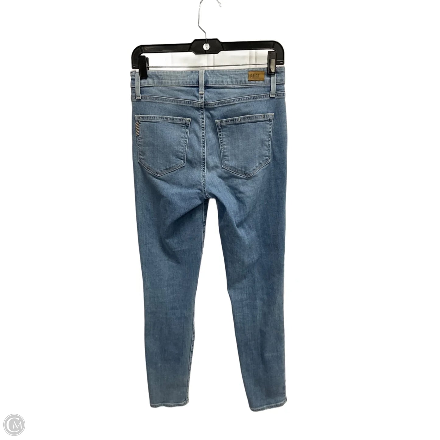 Jeans Skinny By Paige In Blue Denim, Size: 4