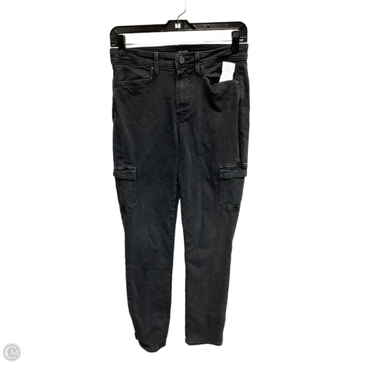 Jeans Skinny By Paige In Black Denim, Size: 4