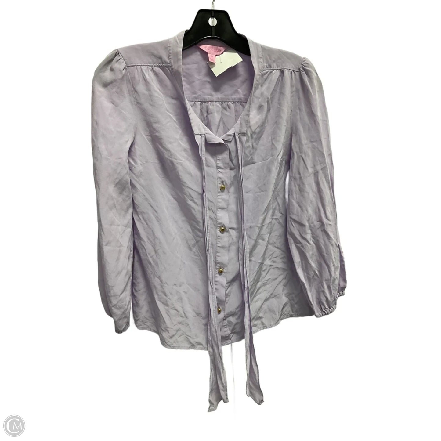 Top Long Sleeve Designer By Lilly Pulitzer In Purple, Size: Xs