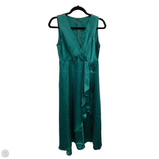 Dress Party Long By Clothes Mentor In Green, Size: M