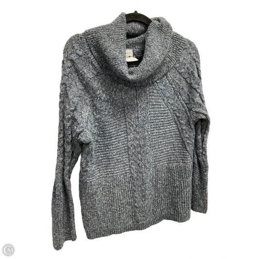 Sweater By Liz Claiborne In Blue, Size: L