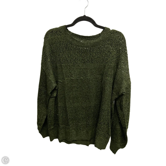 Sweater By Clothes Mentor In Green, Size: 2x