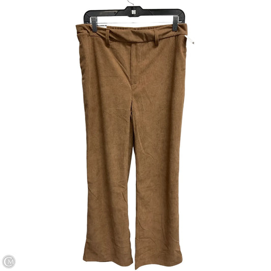 Pants Wide Leg By Clothes Mentor In Brown, Size: L