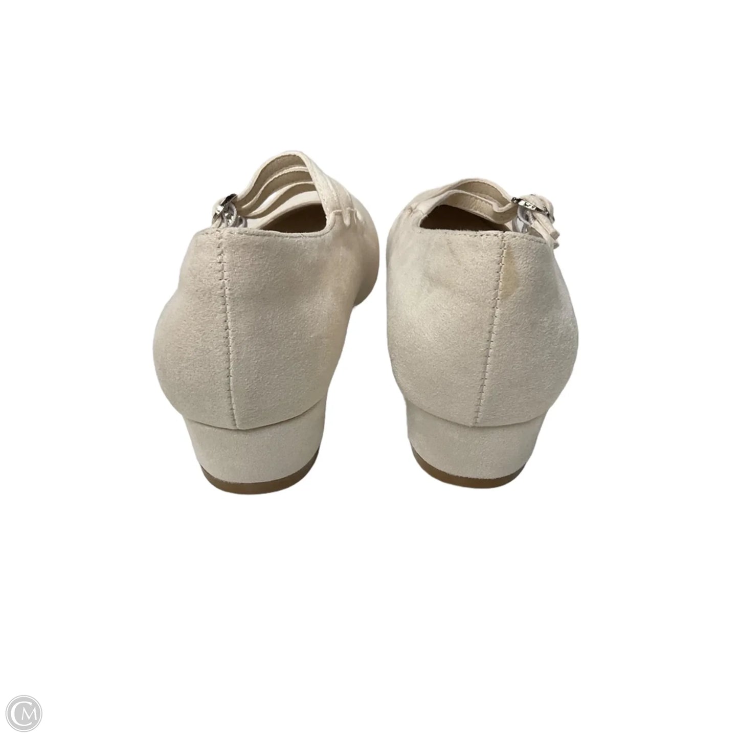 Shoes Heels Block By Clothes Mentor In White, Size: 8
