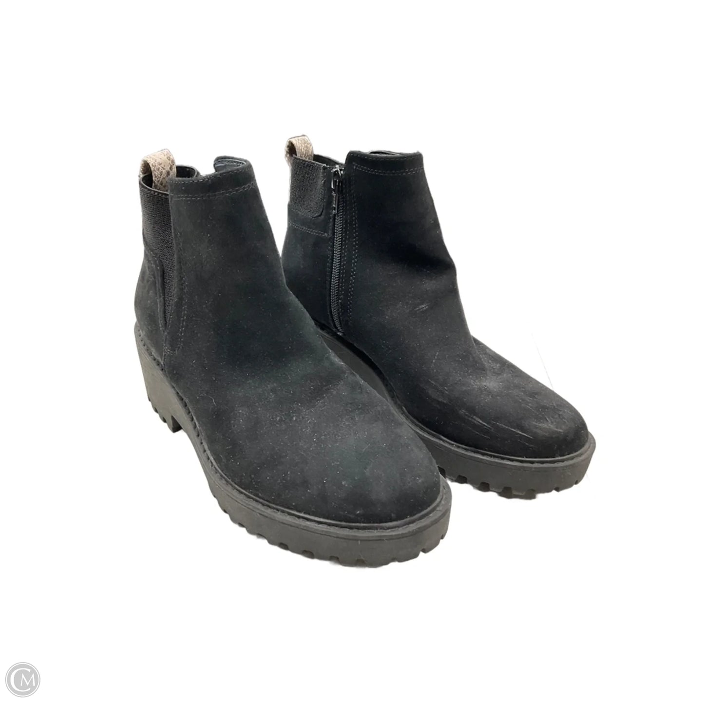 Boots Ankle Heels By Universal Thread In Black, Size: 8