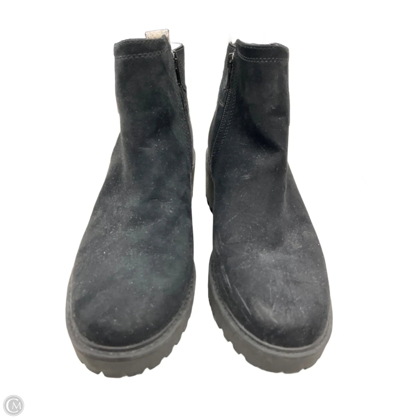 Boots Ankle Heels By Universal Thread In Black, Size: 8