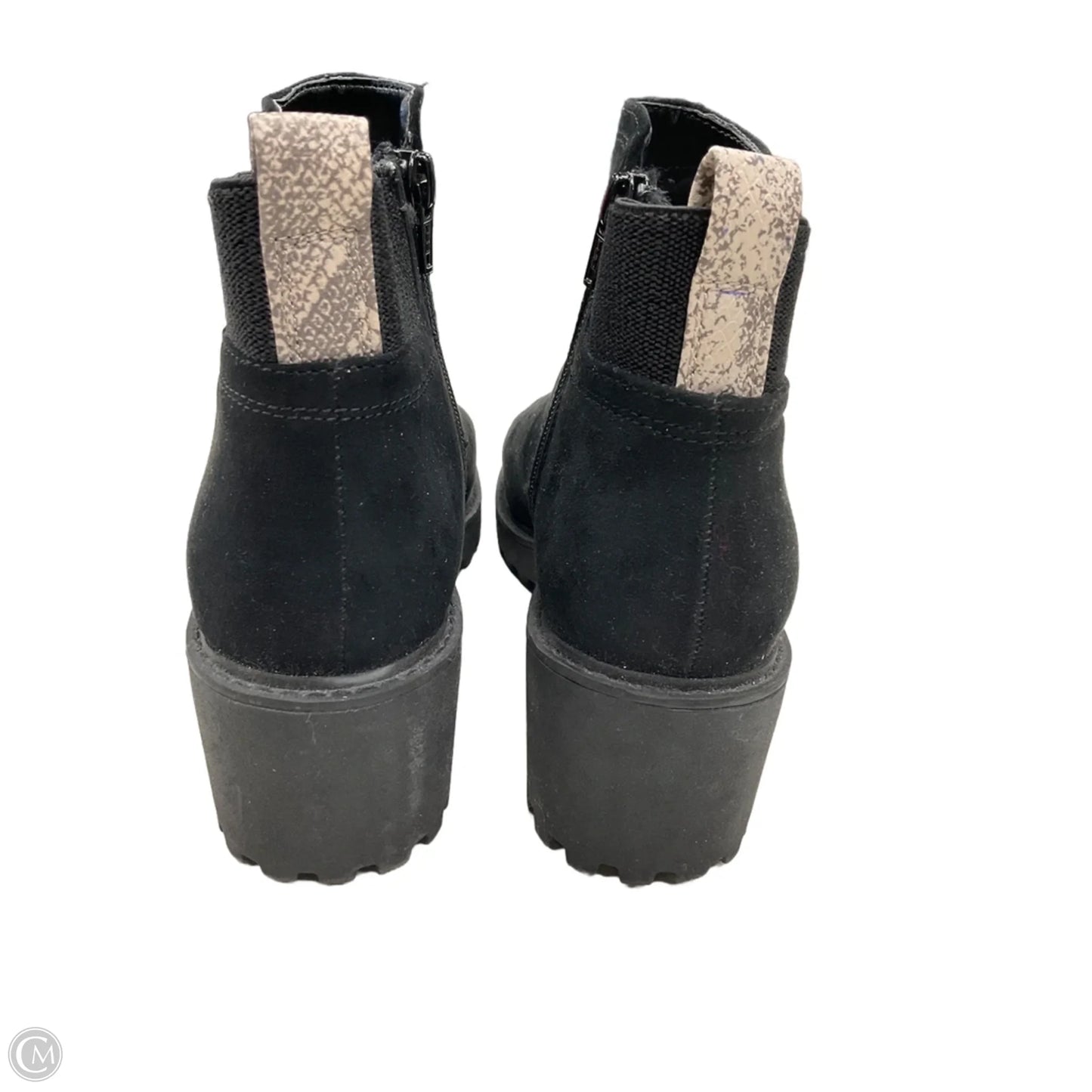 Boots Ankle Heels By Universal Thread In Black, Size: 8